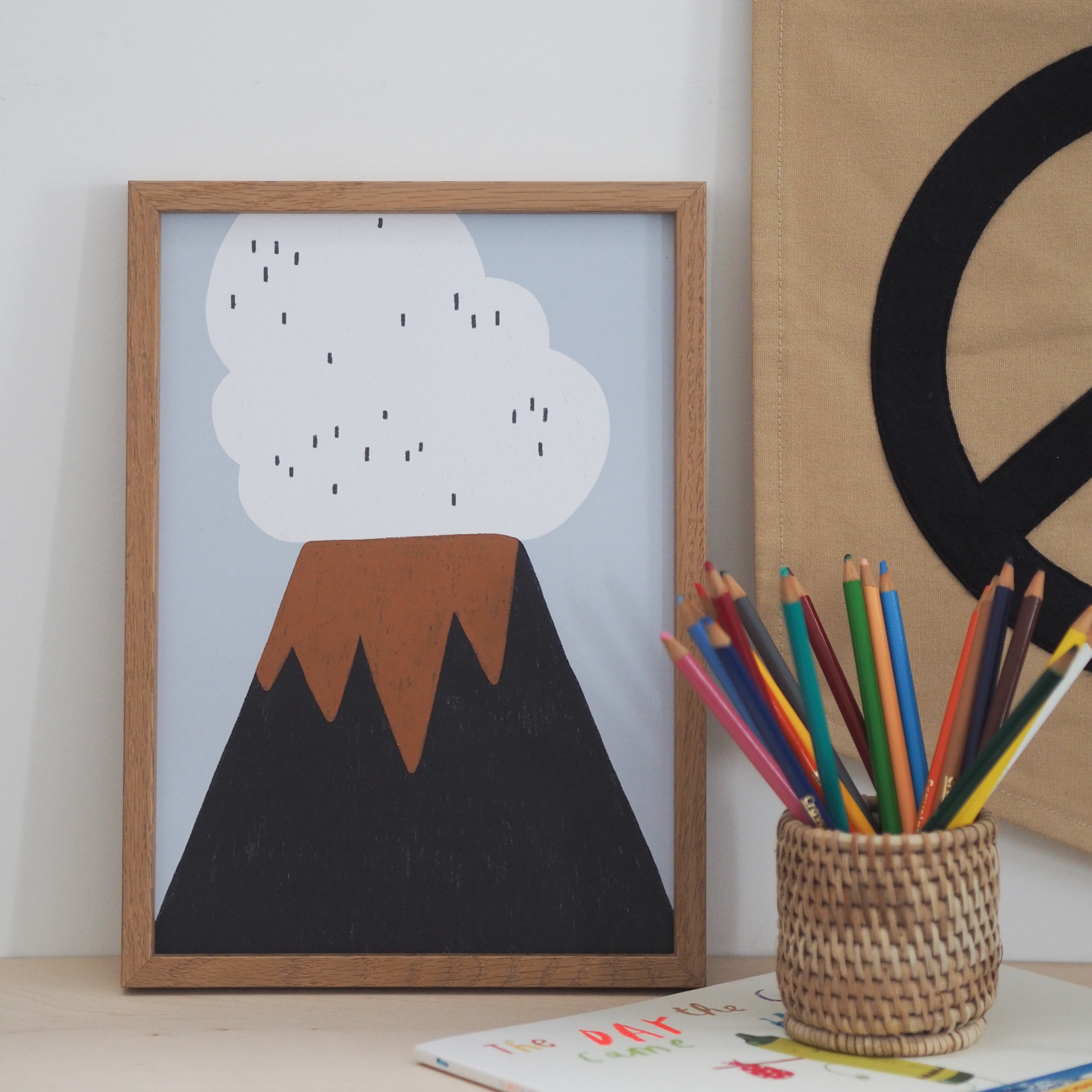 Volcano A4 Print