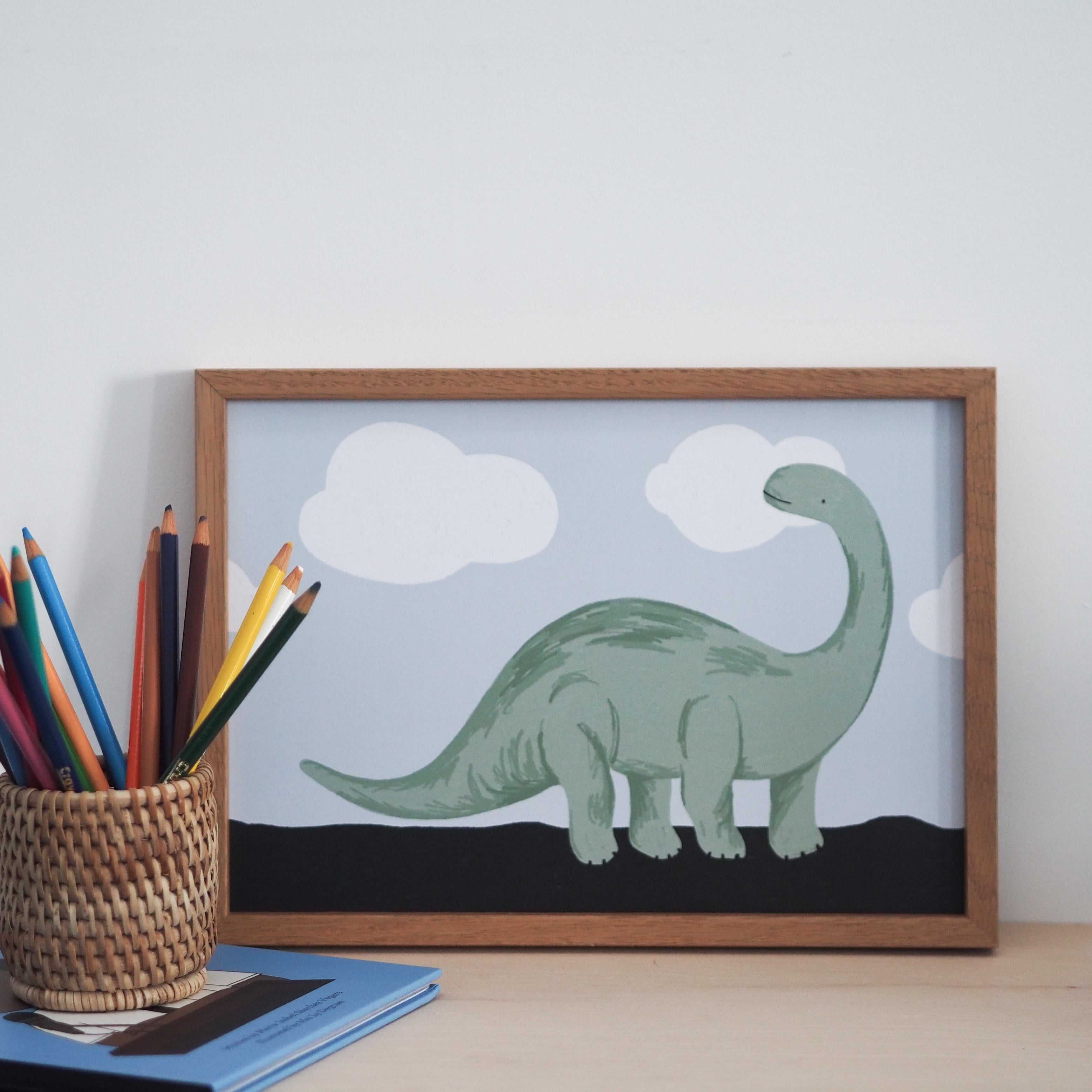 Diplodocus A4 Print