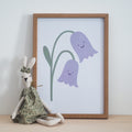Happy Bluebells Print