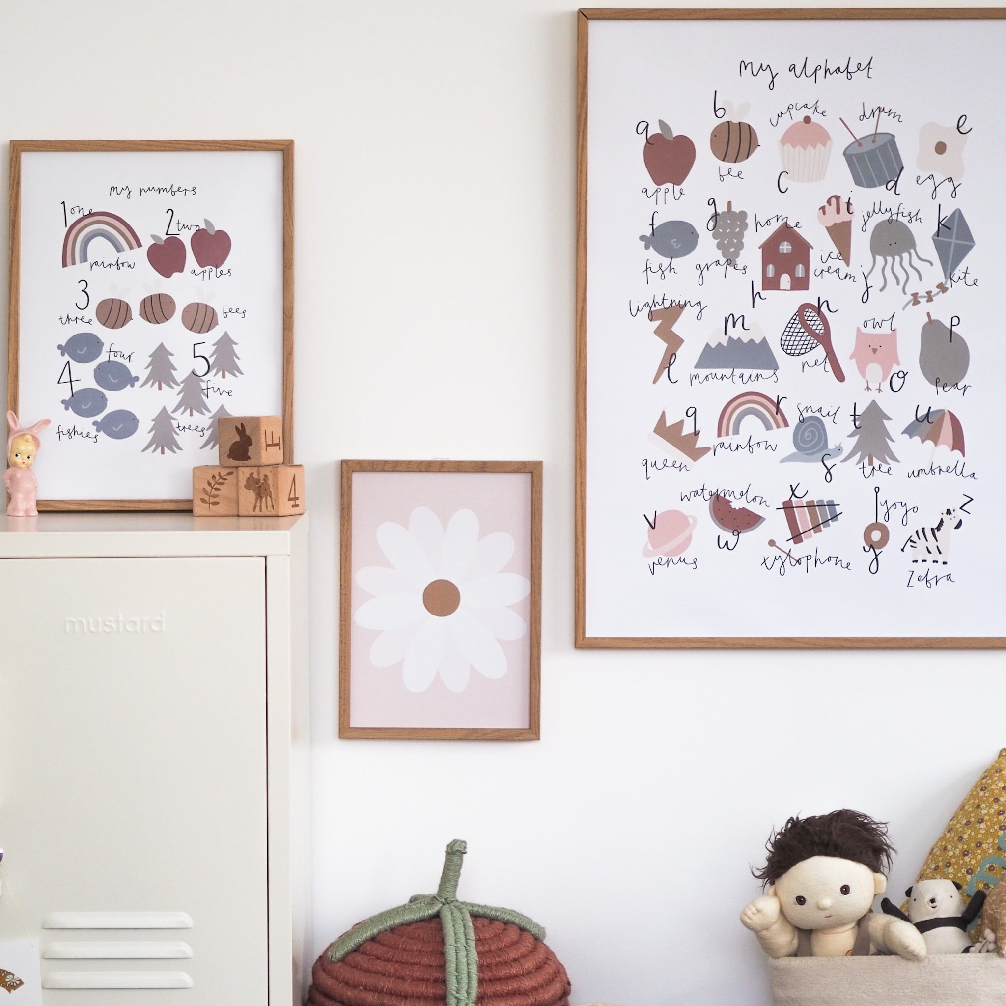 Alphabet 50x70 Print