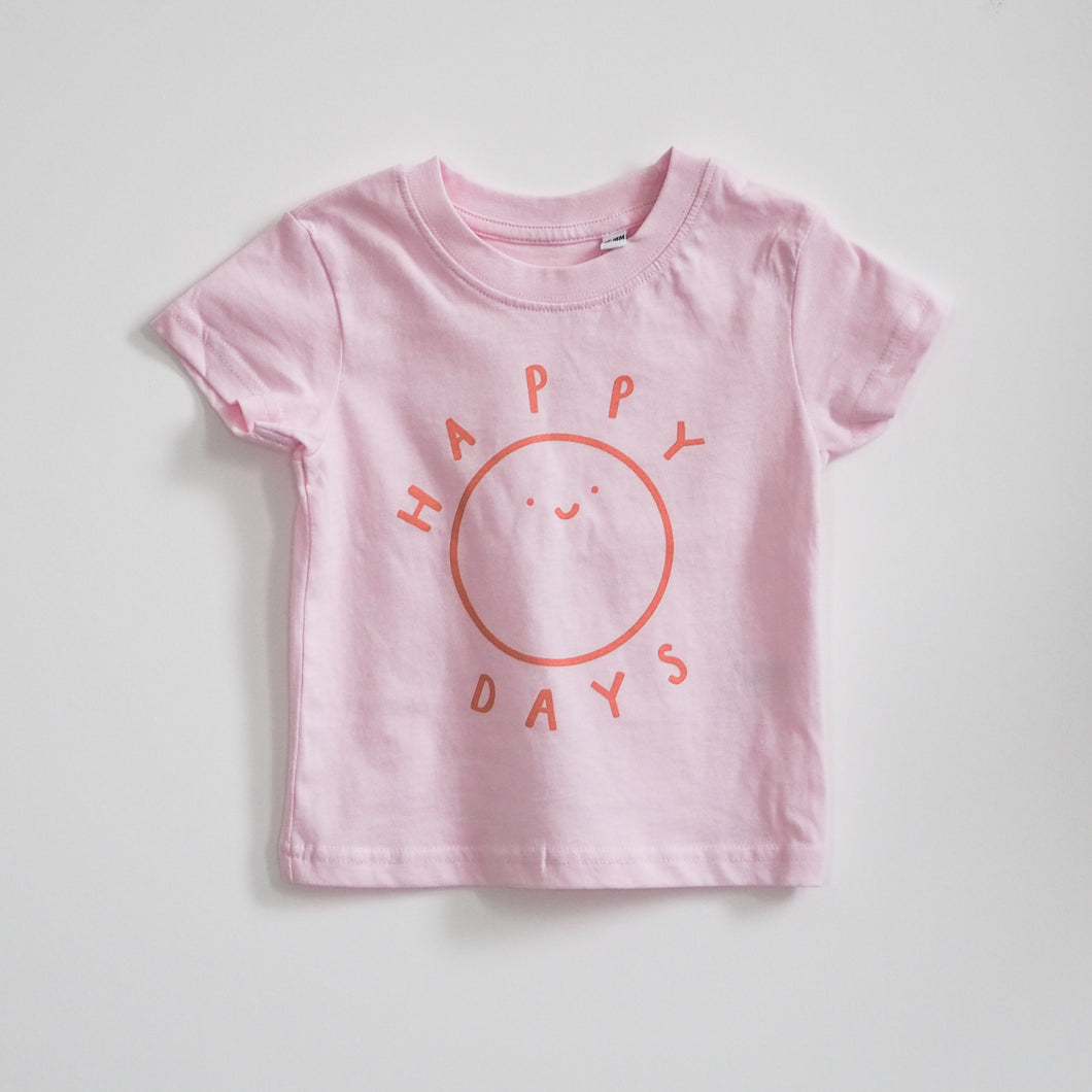 Happy Days T-shirt - Pink