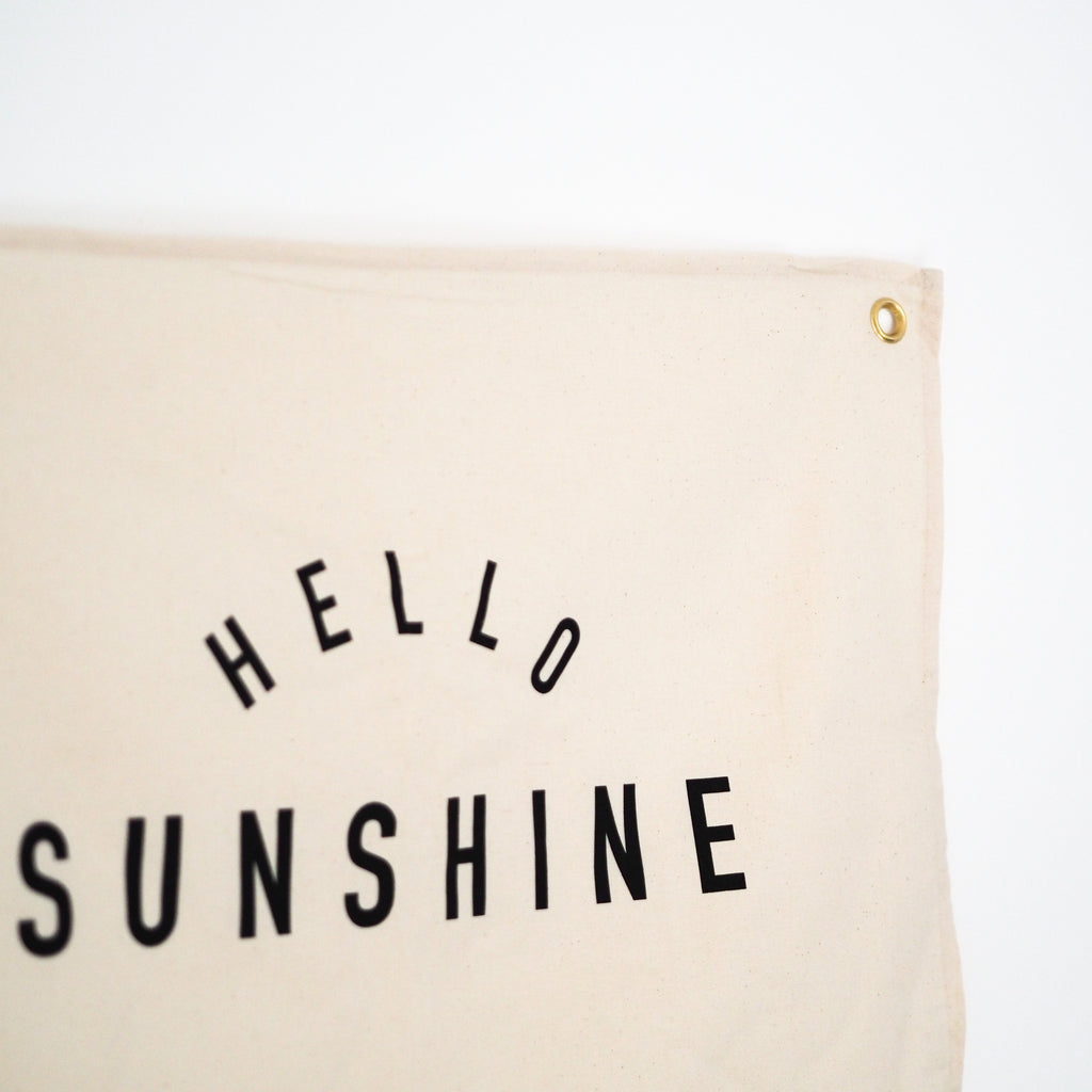 Hello Sunshine Wall Flag