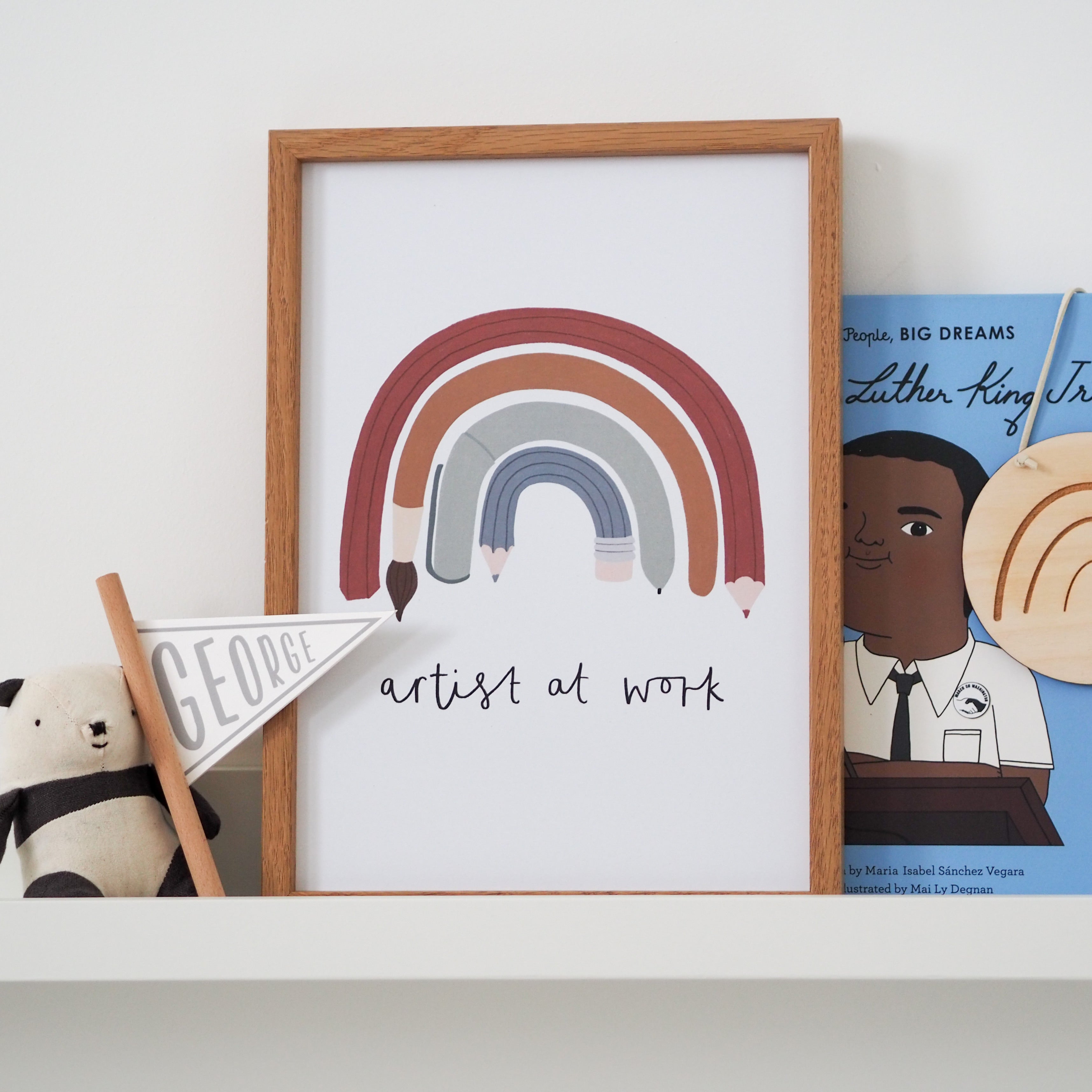 Artist at Work Print