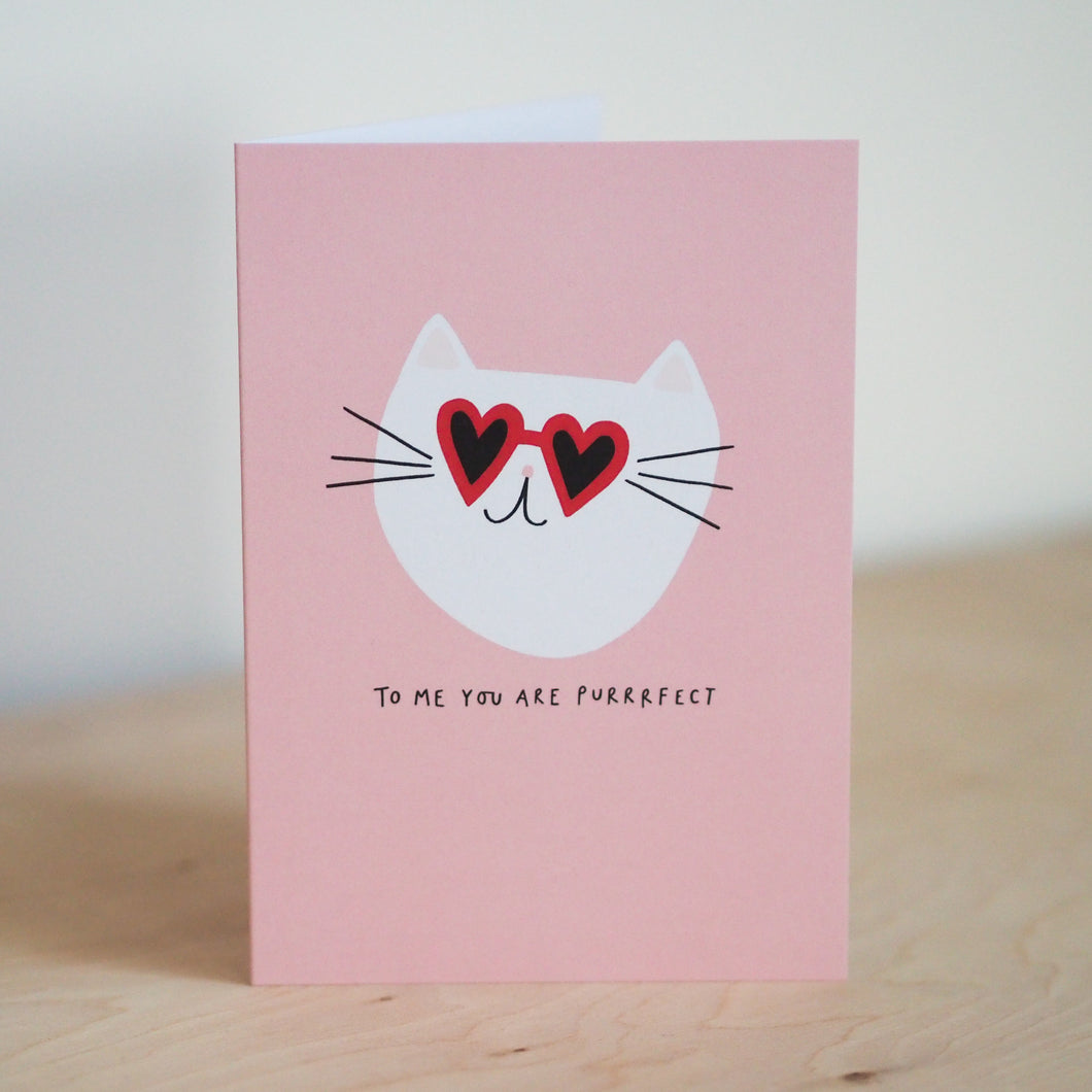 You Are Purrrfect Greetings Card