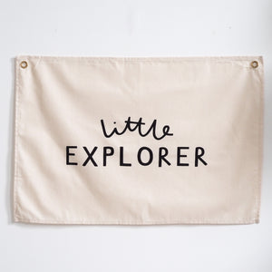 Little Explorer Wall Flag