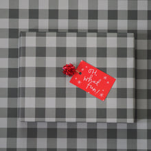 Load image into Gallery viewer, Green Gingham Gift Wrap