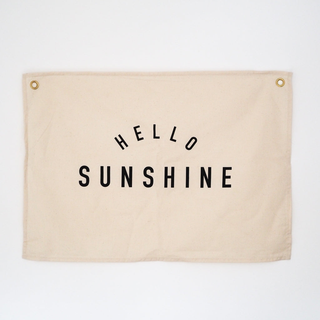 Hello Sunshine Wall Flag