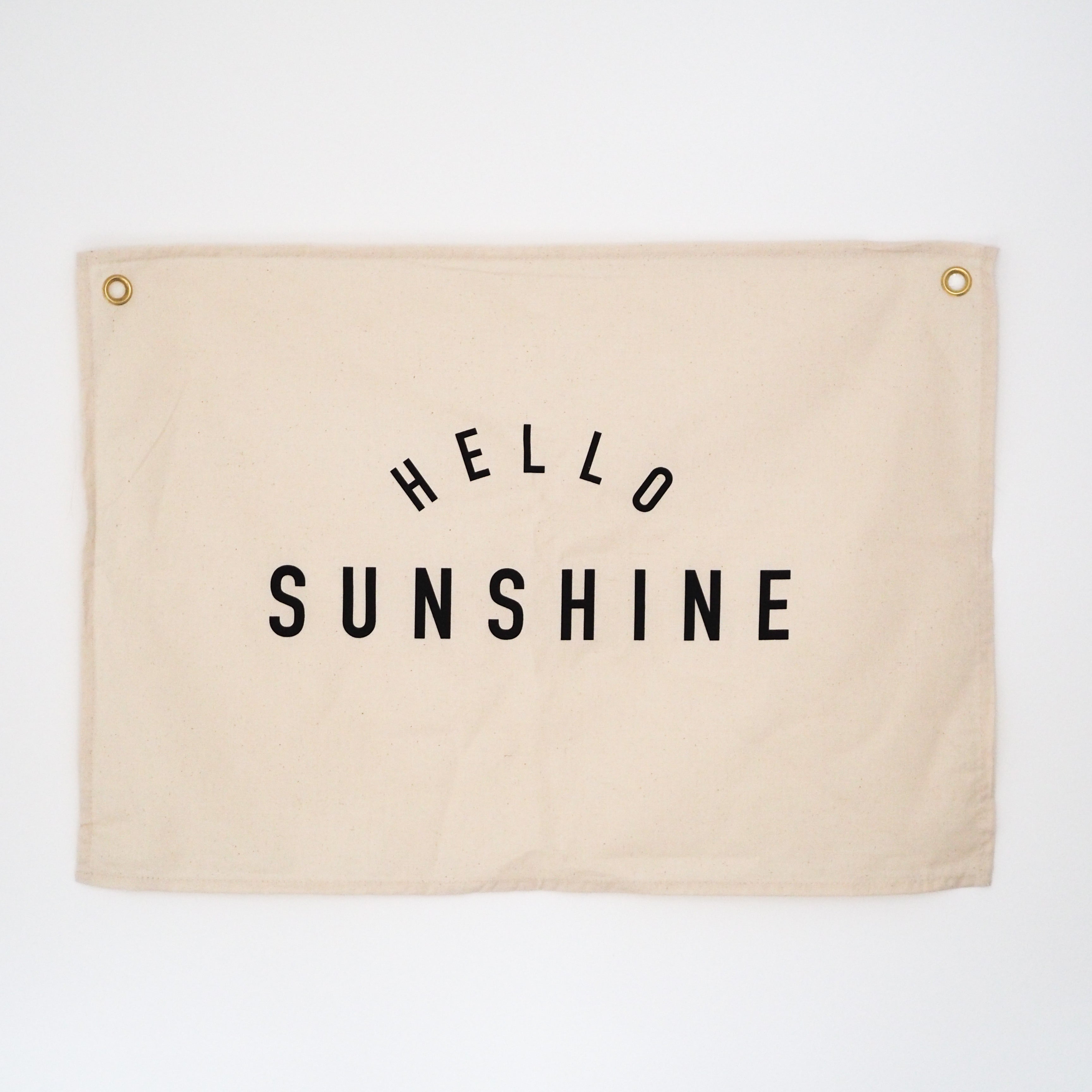 Hello Sunshine Wall Flag