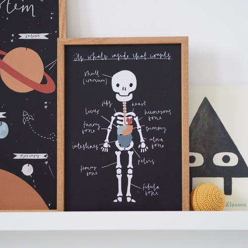 Skeleton A4 Print