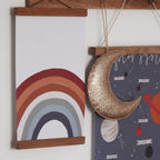 Rainbow Print - Rust/Mustard tones